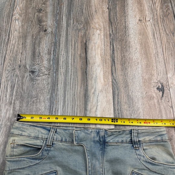 Balmain blue ribbed detail denim jeans size 30 - Picture 8 of 13